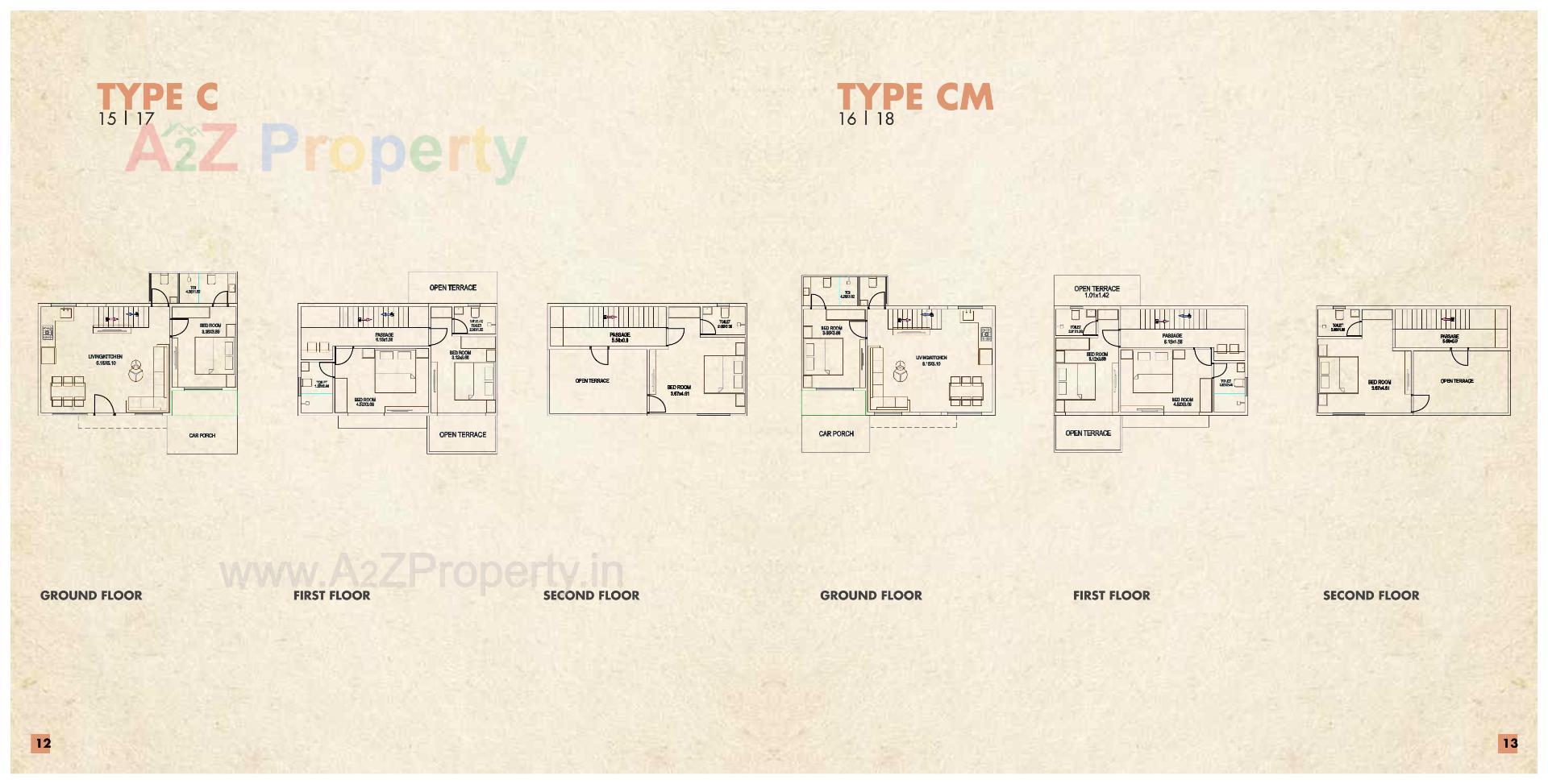  of real estate project Aatmiya Grandvilla located at Makarpura, Vadodara, Gujarat