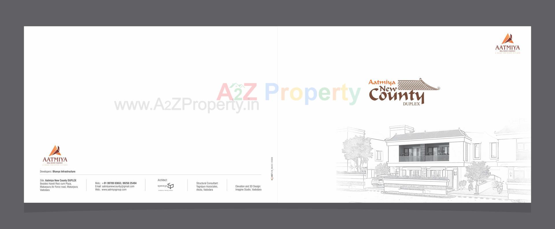  of real estate project Aatmiya New County Duplex located at Makarpura, Vadodara, Gujarat