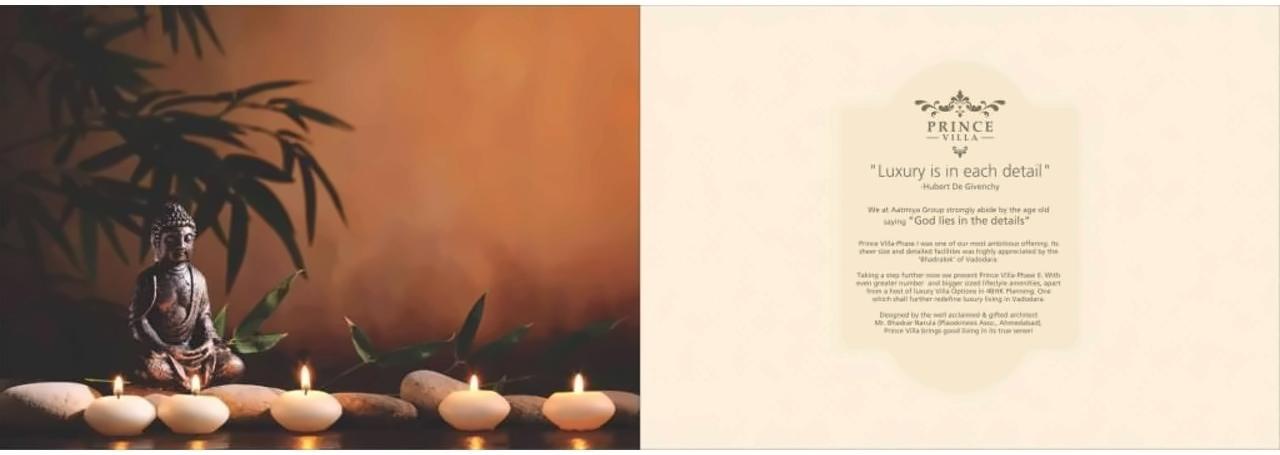  of real estate project Aatmiya Prince Villa located at Sevasi, Vadodara, Gujarat