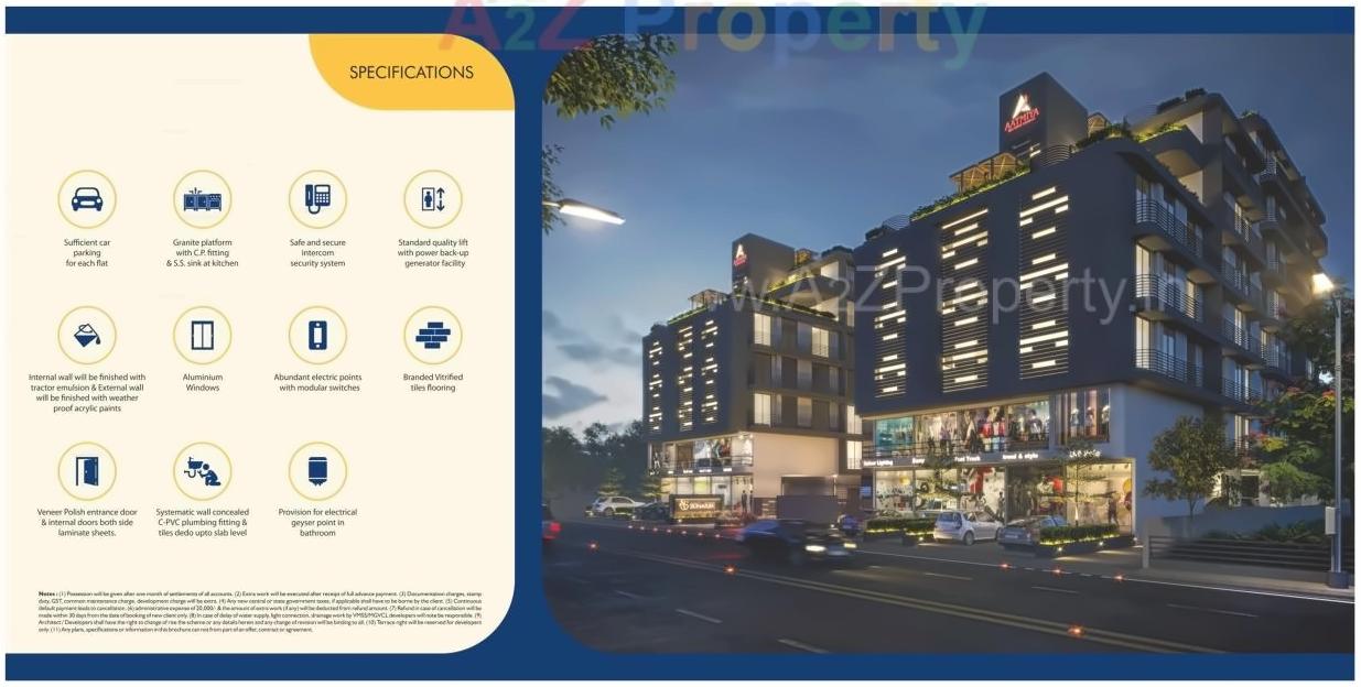  of real estate project Aatmiya Signature located at Bhayali, Vadodara, Gujarat