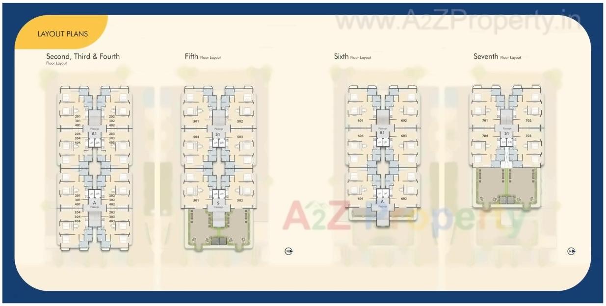 Layout of real estate project Aatmiya Signature located at Bhayali, Vadodara, Gujarat