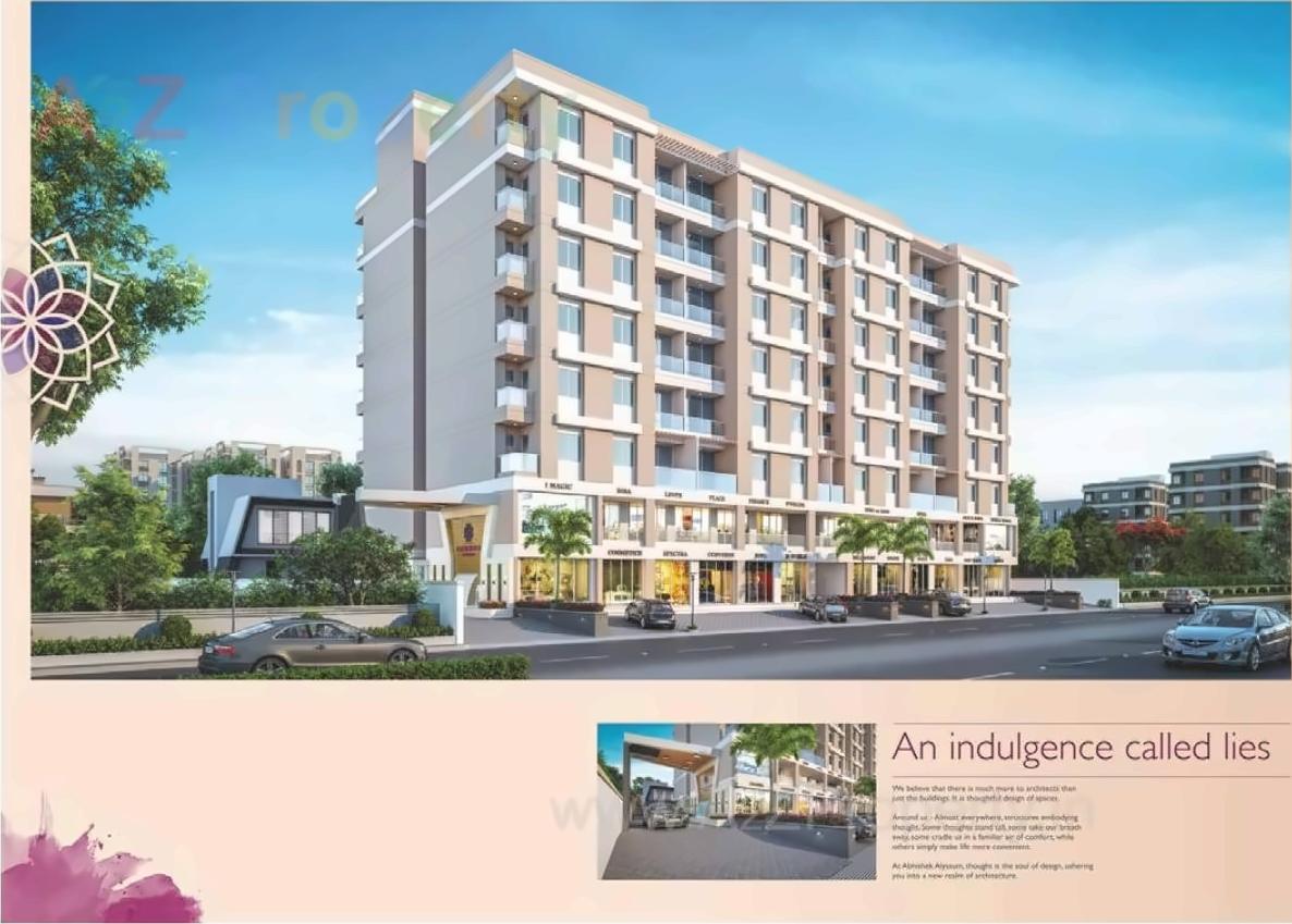 3D Elevation of real estate project Abhishek Alyssum located at Sama, Vadodara, Gujarat