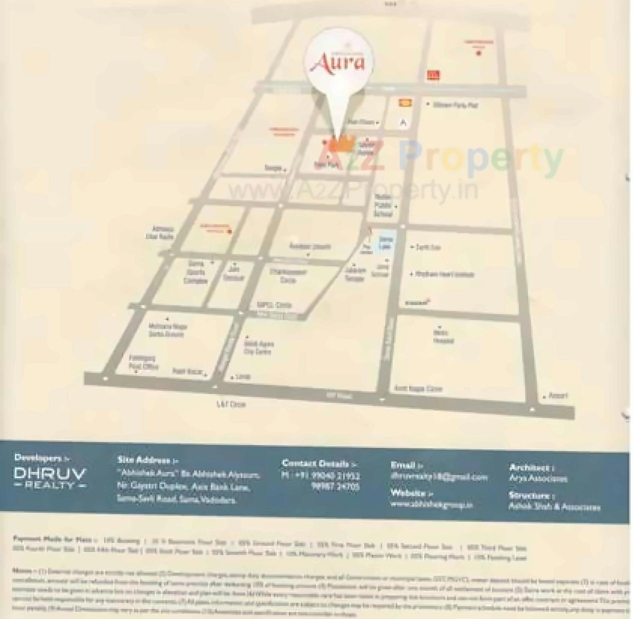  of real estate project Abhishek Aura located at Sama, Vadodara, Gujarat