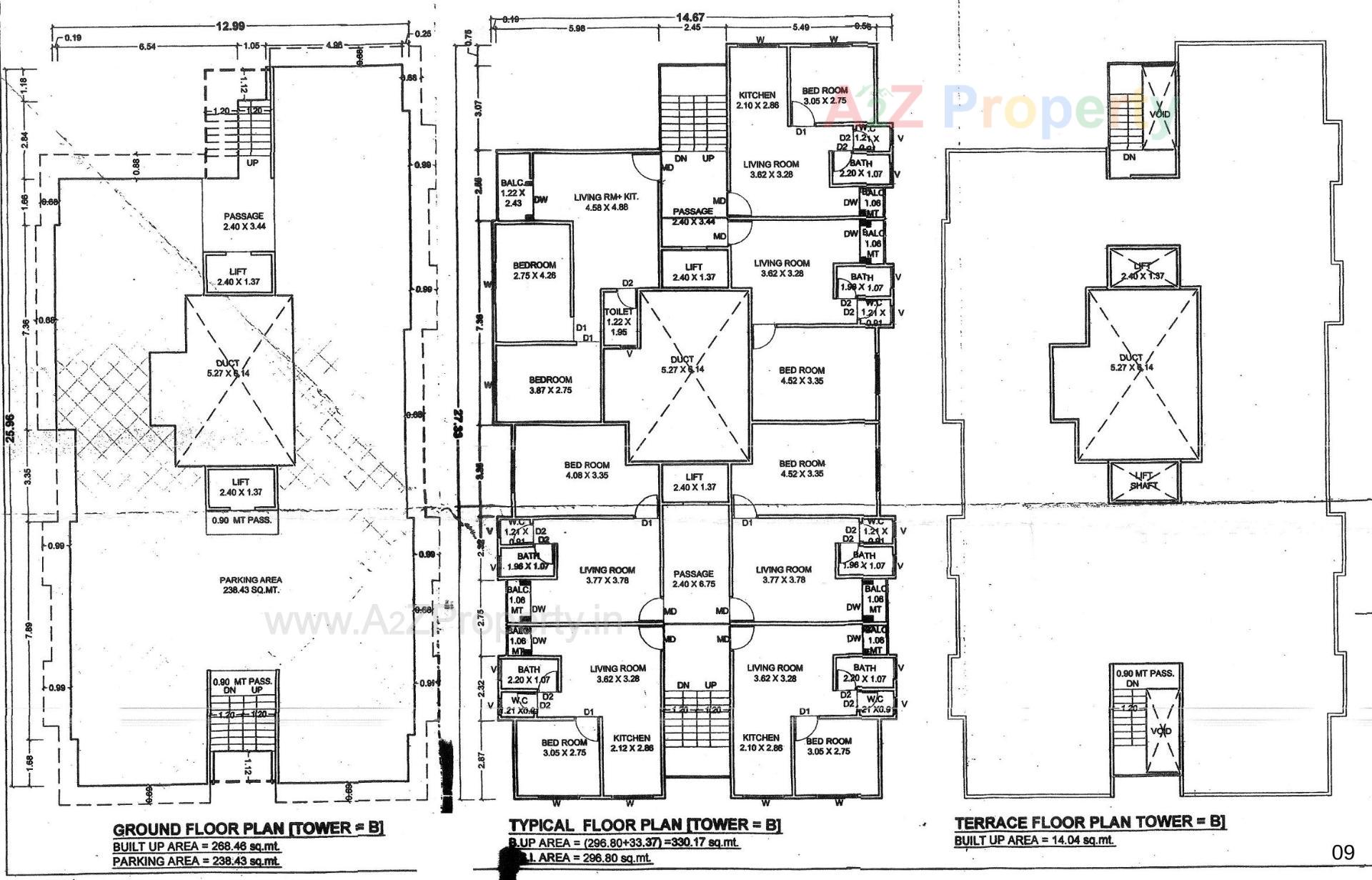 Layout of real estate project Abvaa Avenue located at Tandalja, Vadodara, Gujarat