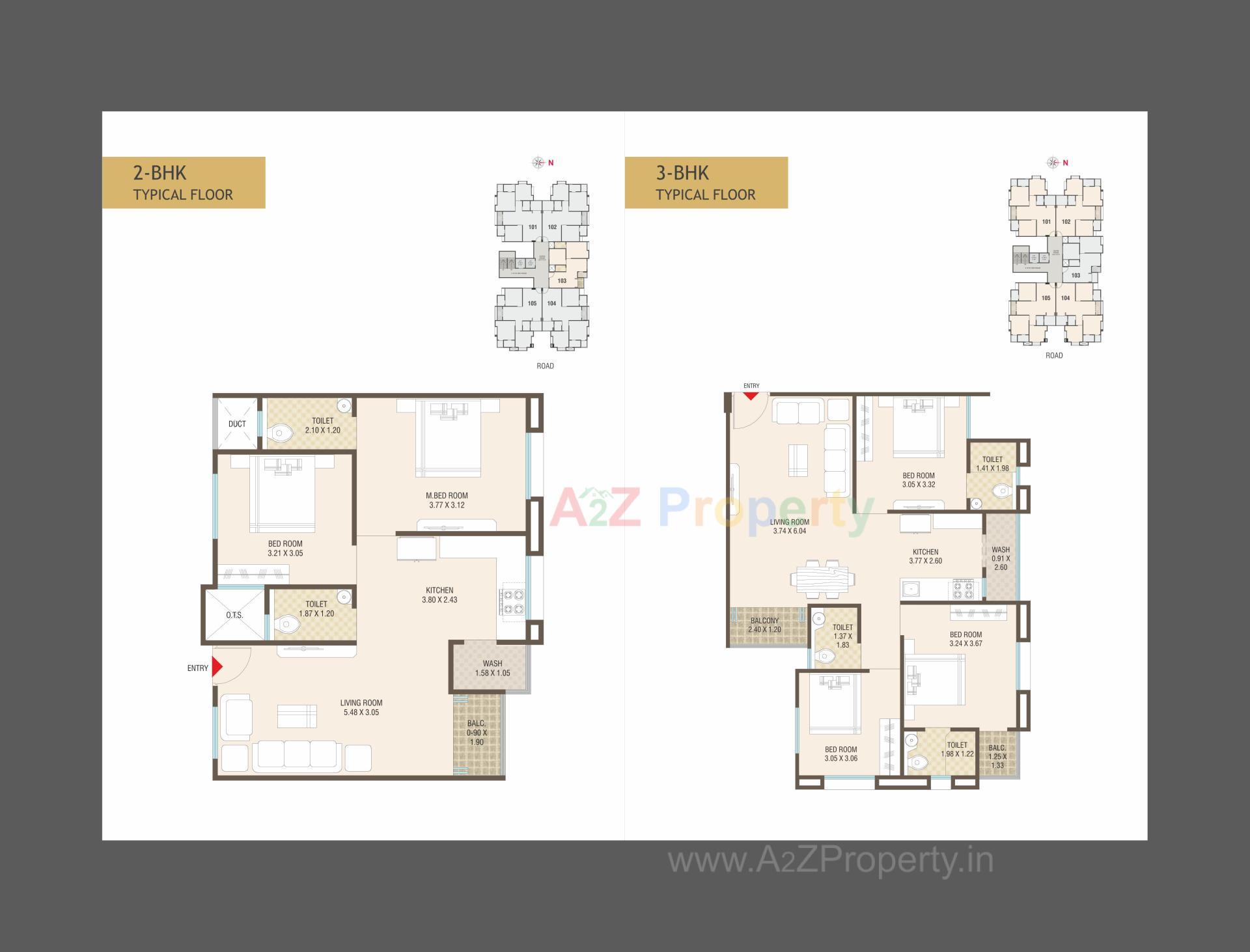 Layout of real estate project Adinath Bliss located at Manjalpur, Vadodara, Gujarat