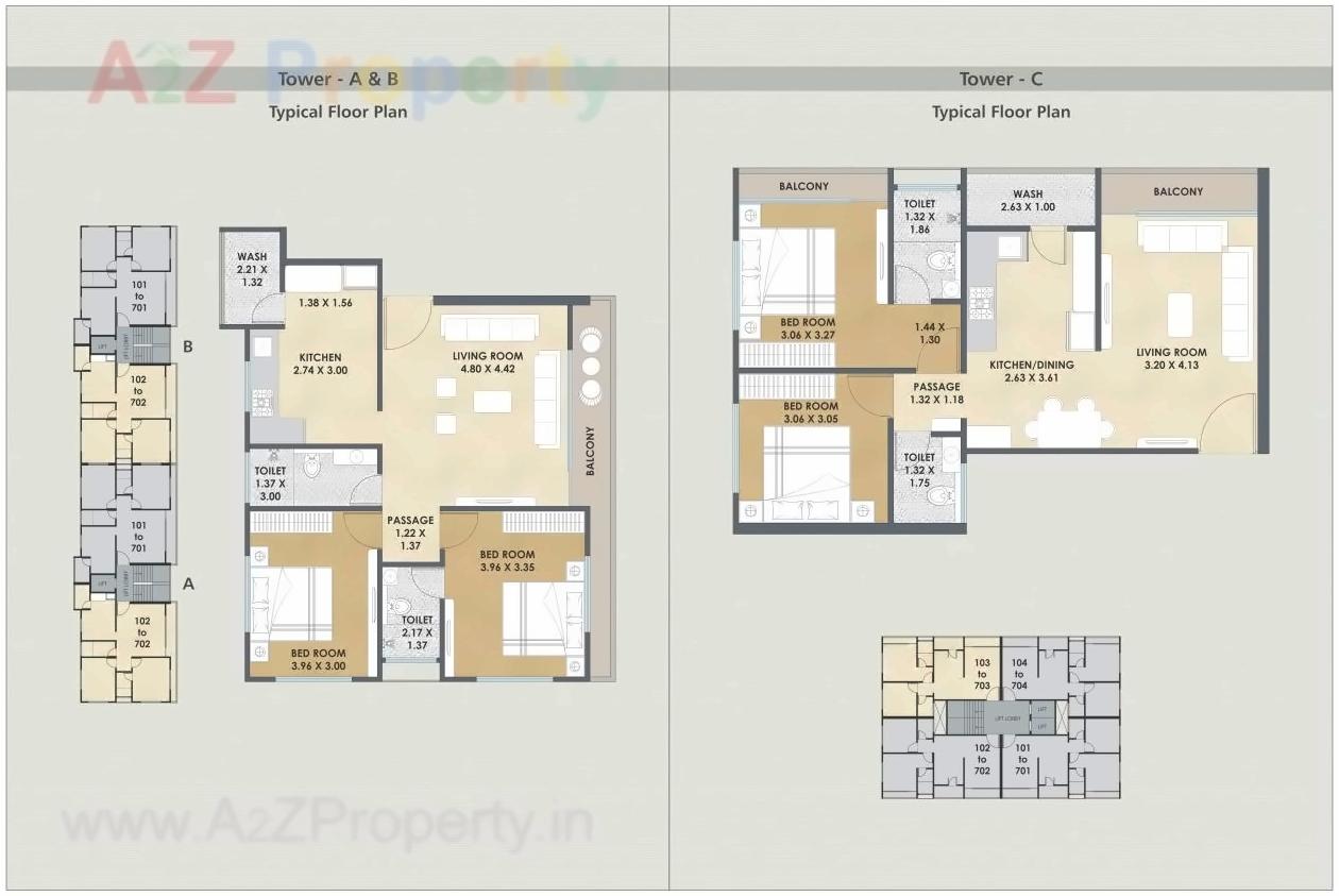 Layout of real estate project Aditya Aspire located at Tandalja, Vadodara, Gujarat