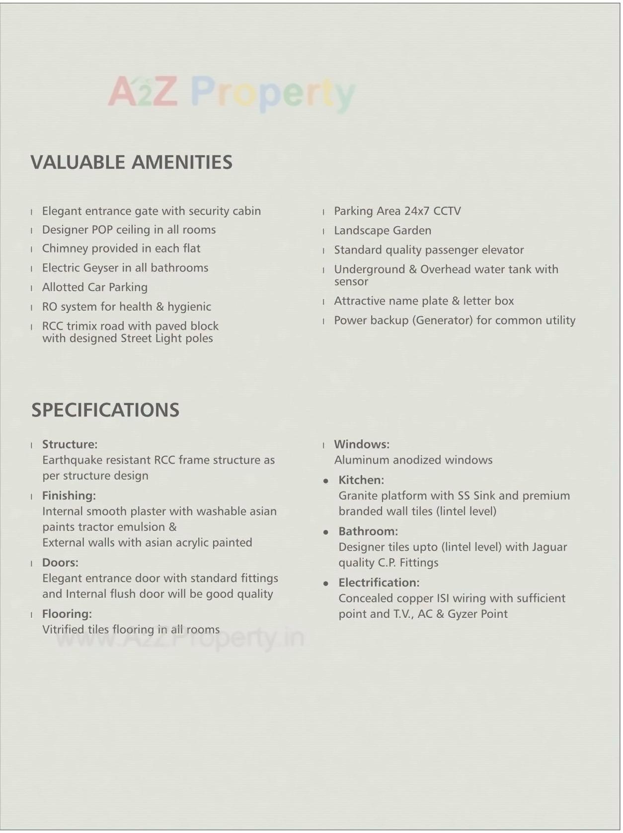 Project Specifications