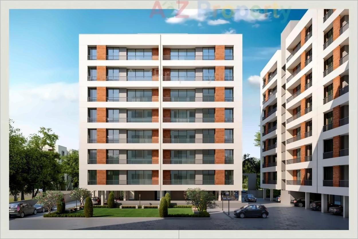 3D Elevation of real estate project Aditya Aspire located at Tandalja, Vadodara, Gujarat