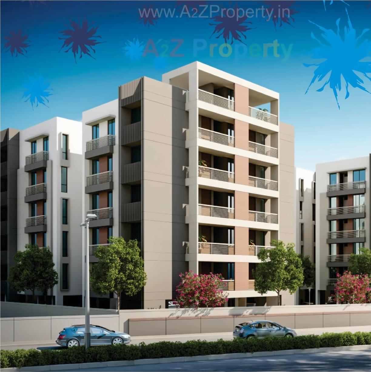 3D Elevation of real estate project Aditya Edifice located at Chhani, Vadodara, Gujarat