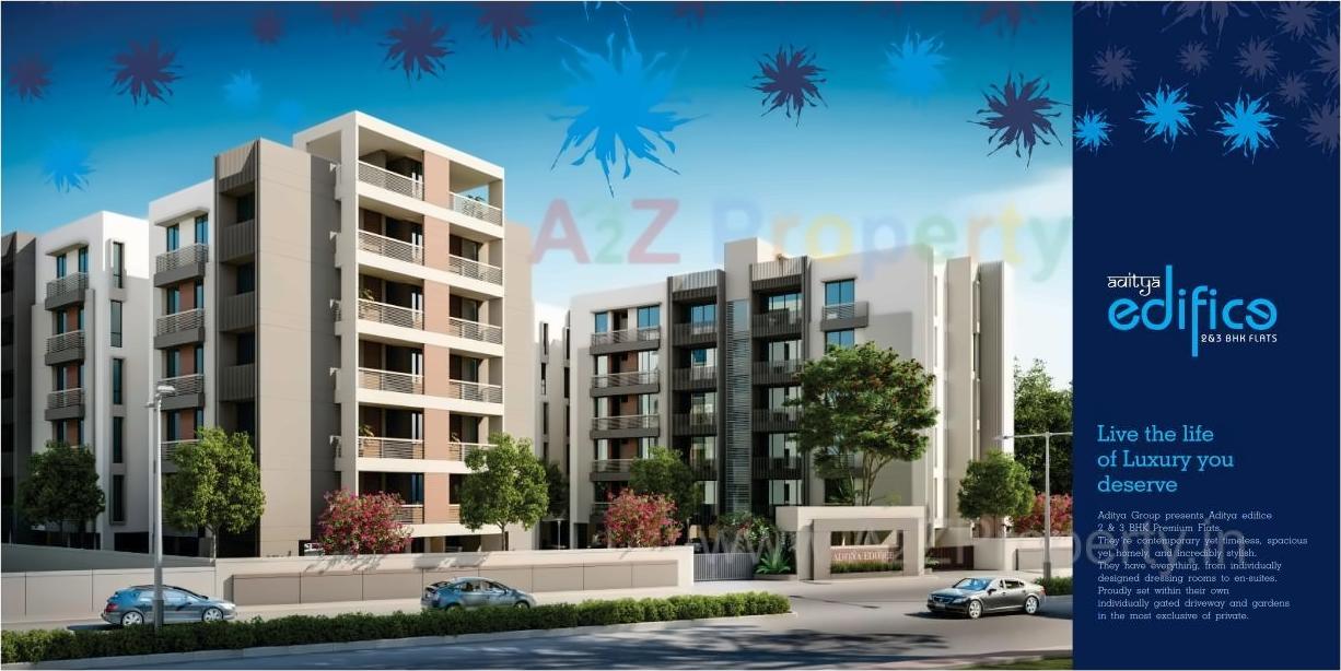 3D Elevation of real estate project Aditya Edifice located at Chhani, Vadodara, Gujarat