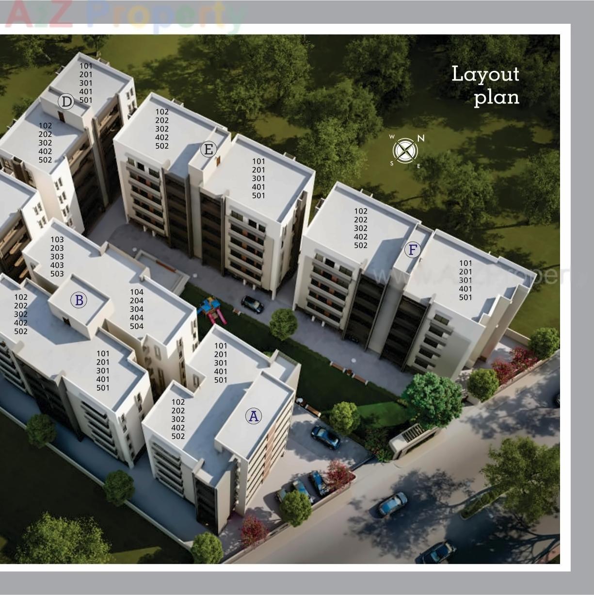 3D Elevation of real estate project Aditya Edifice located at Chhani, Vadodara, Gujarat