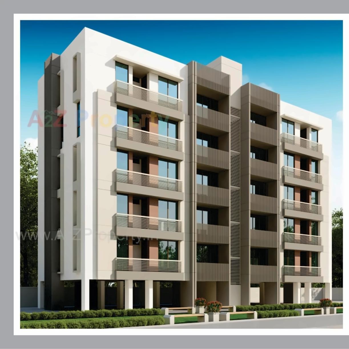 3D Elevation of real estate project Aditya Edifice located at Chhani, Vadodara, Gujarat