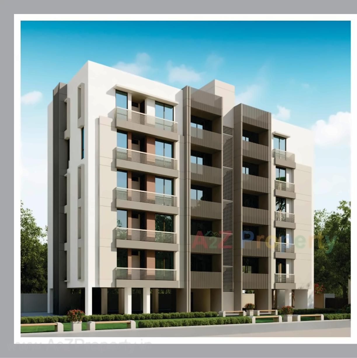 3D Elevation of real estate project Aditya Edifice located at Chhani, Vadodara, Gujarat