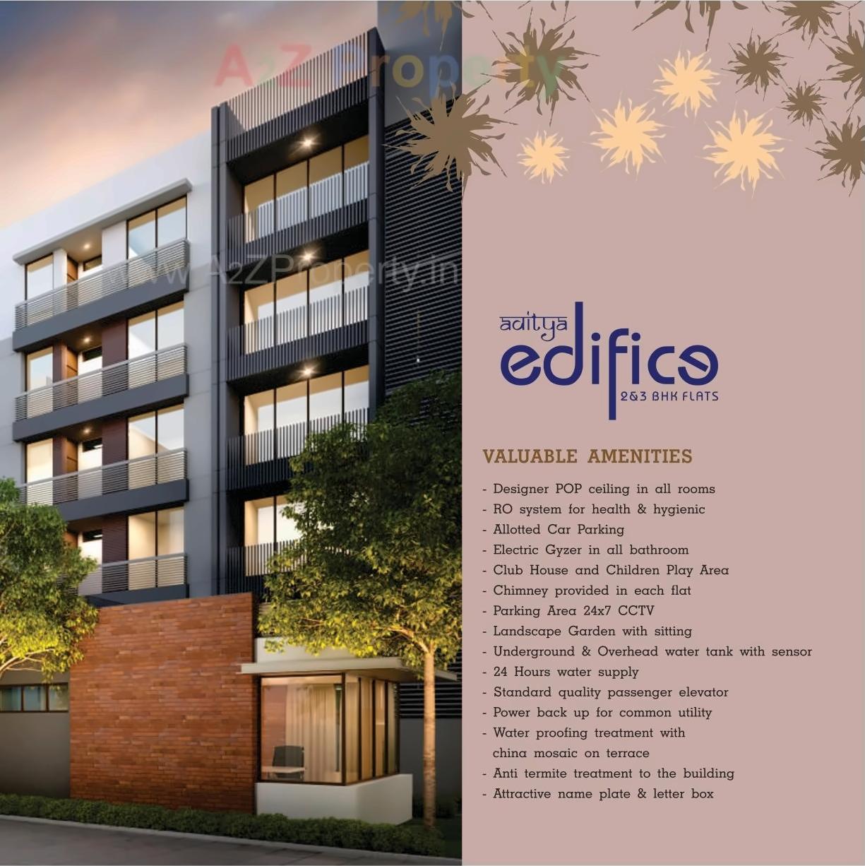 3D Elevation of real estate project Aditya Edifice located at Chhani, Vadodara, Gujarat