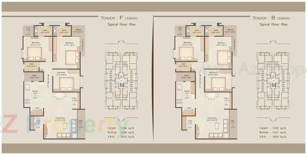 Layout of real estate project Aditya Elanza located at Bhayli, Vadodara, Gujarat