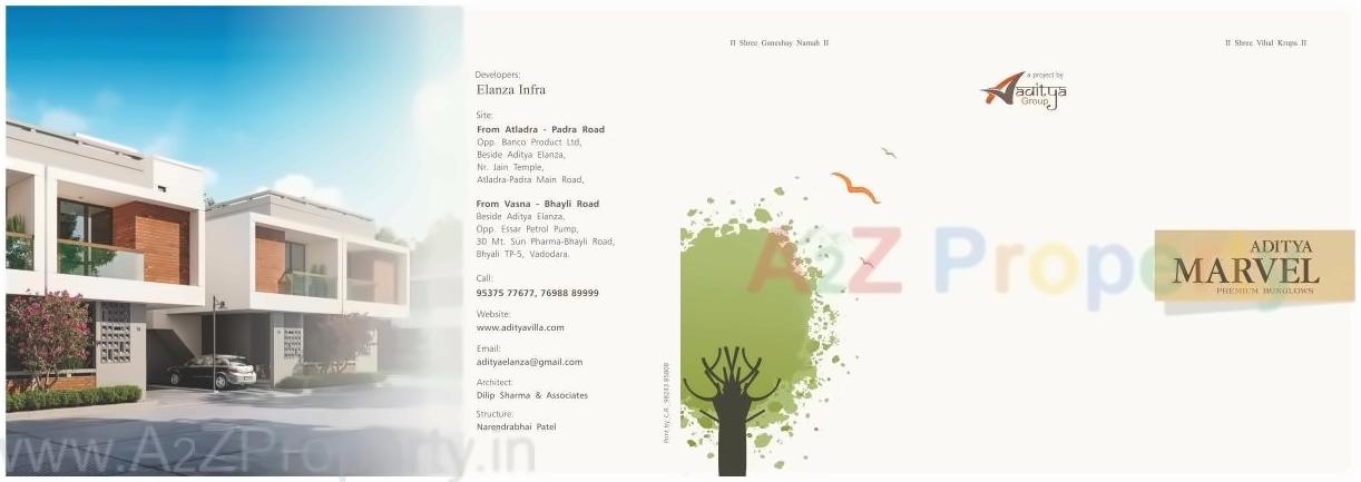  of real estate project Aditya Marvel located at Bhayli, Vadodara, Gujarat