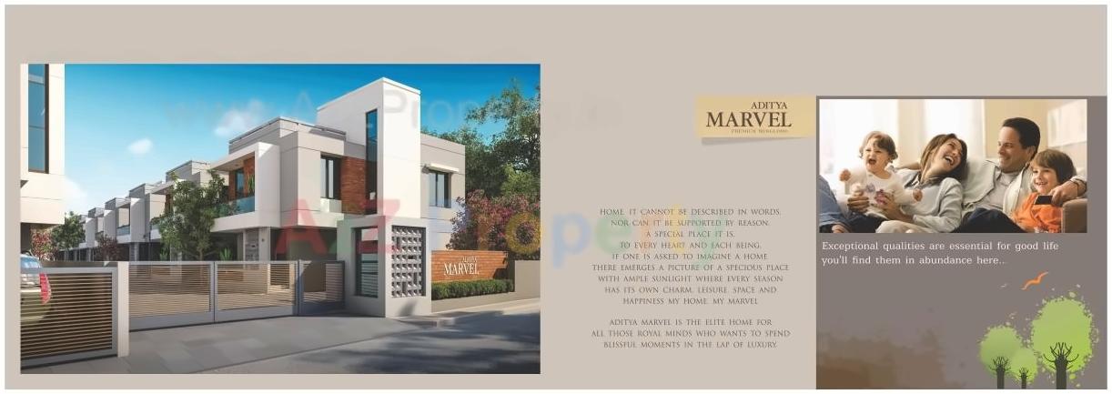  of real estate project Aditya Marvel located at Bhayli, Vadodara, Gujarat