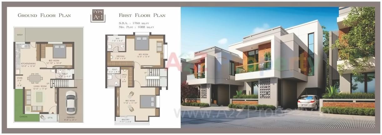 Layout of real estate project Aditya Marvel located at Bhayli, Vadodara, Gujarat