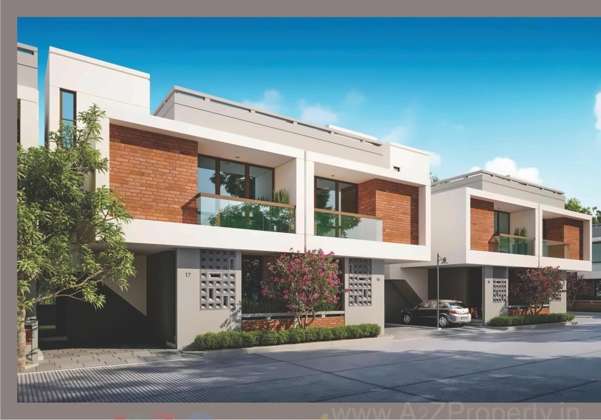 3D Elevation of real estate project Aditya Marvel located at Bhayli, Vadodara, Gujarat