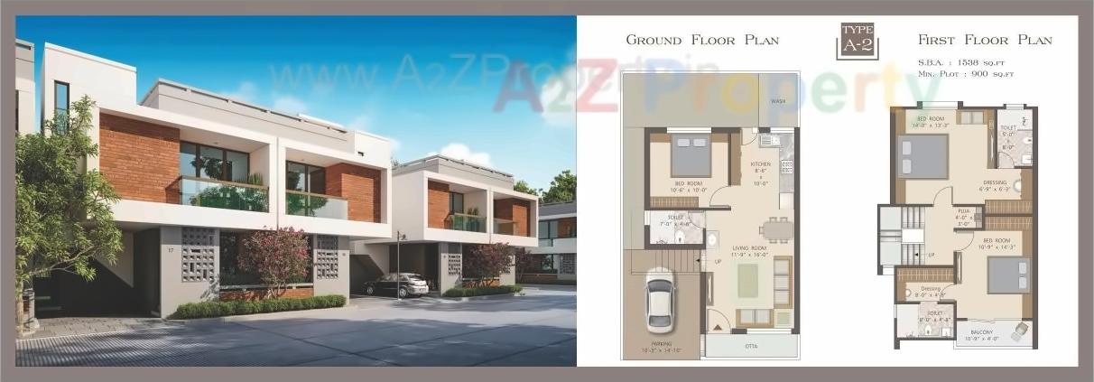 Layout of real estate project Aditya Marvel located at Bhayli, Vadodara, Gujarat