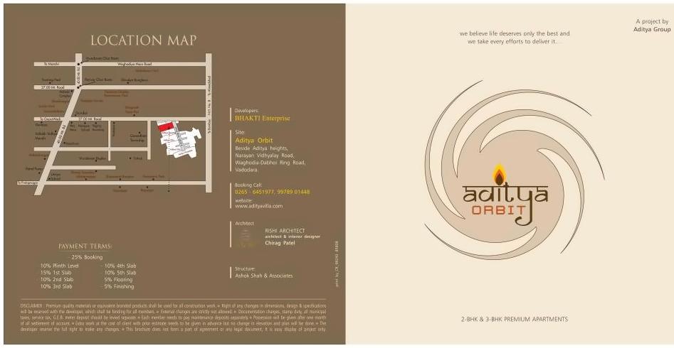 of real estate project Aditya Orbit located at Kapurai, Vadodara, Gujarat