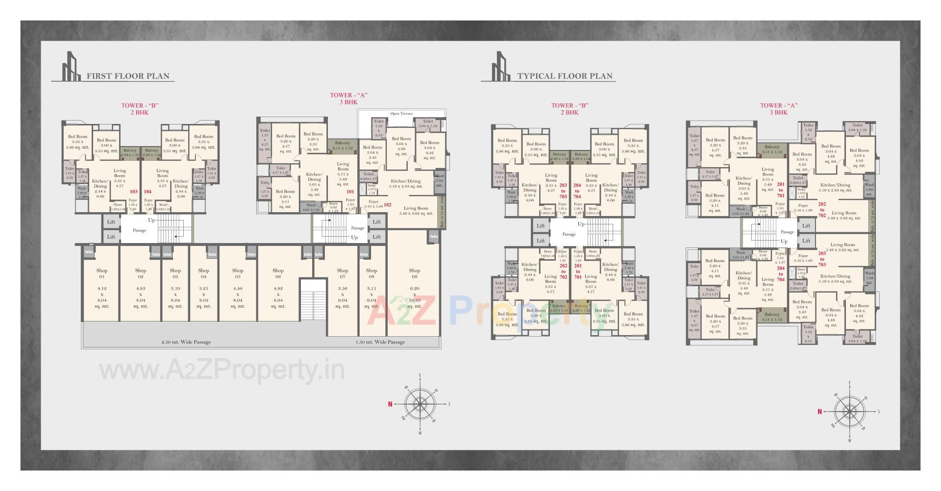 Layout of real estate project Afzal Enclave located at Tandalja, Vadodara, Gujarat