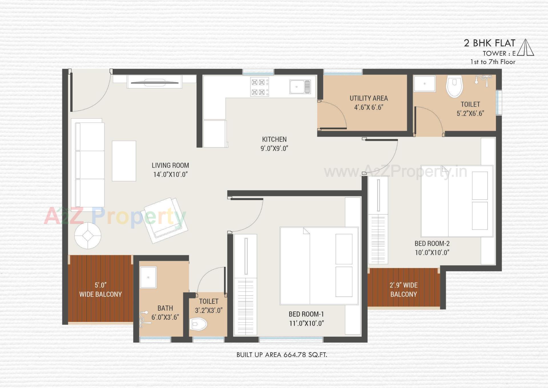 Layout of real estate project Aisha Park located at Gorwa, Vadodara, Gujarat