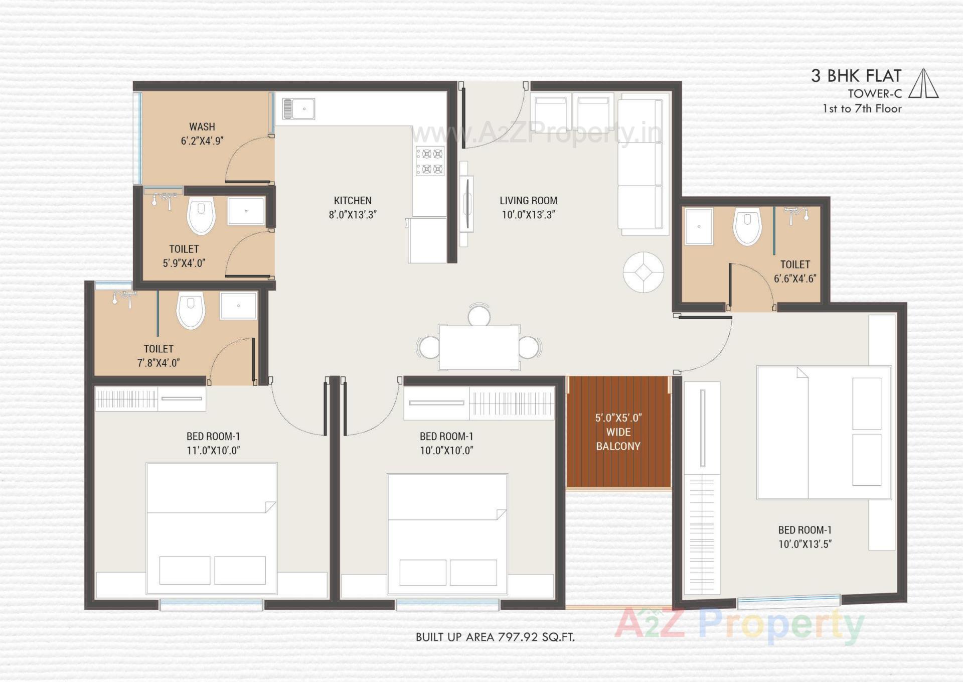 Layout of real estate project Aisha Park located at Gorwa, Vadodara, Gujarat