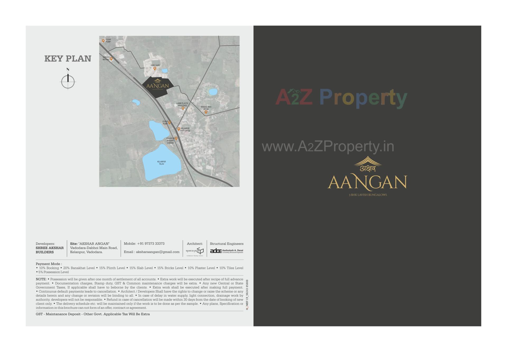  of real estate project Akshar Aangan located at Kelanpur, Vadodara, Gujarat