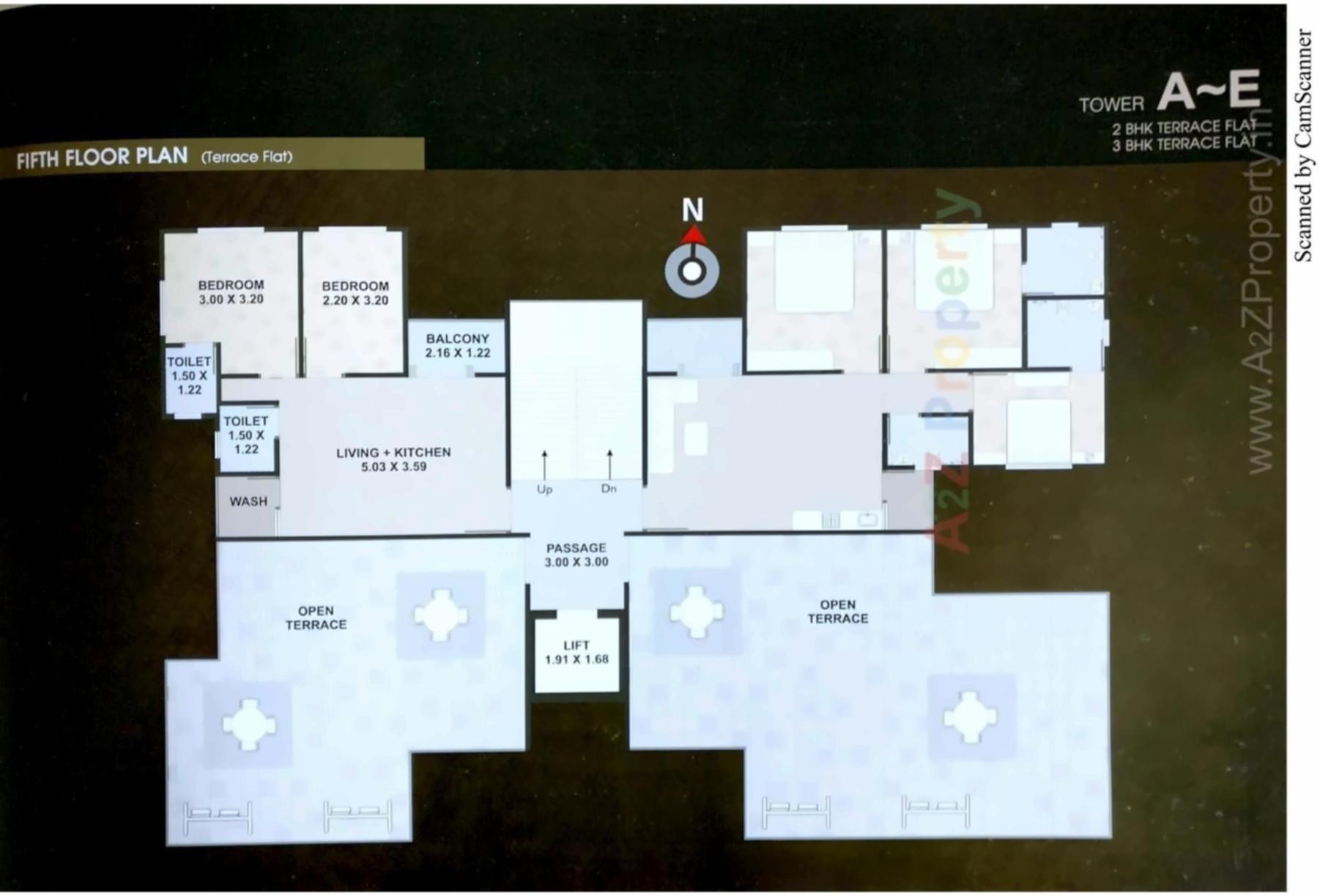 Layout of real estate project Akshar Aarya located at Tandalaja, Vadodara, Gujarat