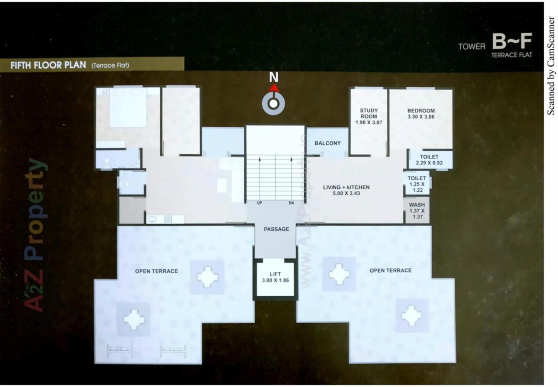 Layout of real estate project Akshar Aarya located at Tandalaja, Vadodara, Gujarat