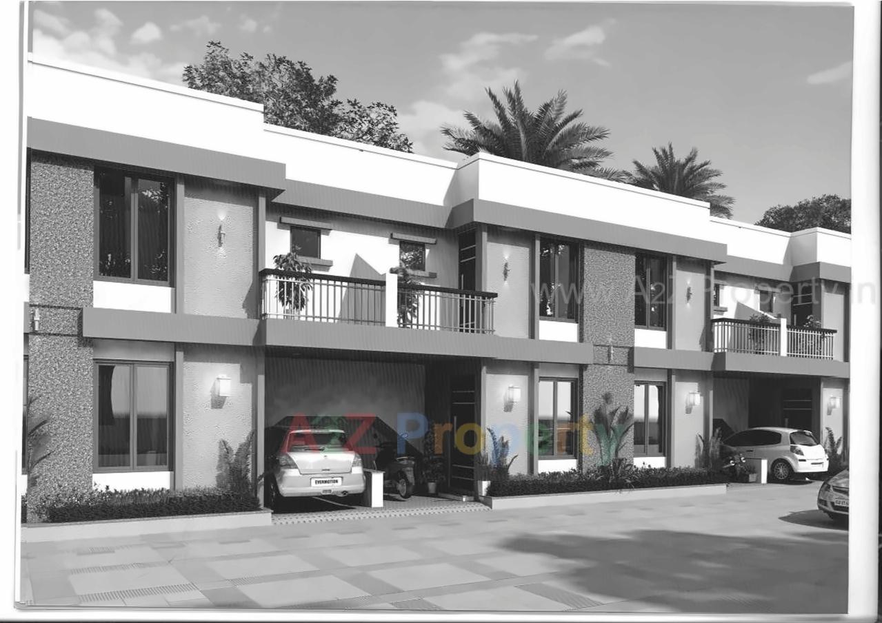 3D Elevation of real estate project Akshar City located at Kelanpur, Vadodara, Gujarat