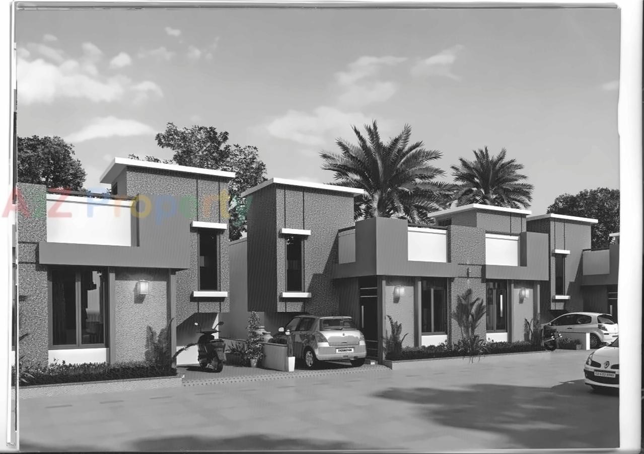 3D Elevation of real estate project Akshar City located at Kelanpur, Vadodara, Gujarat