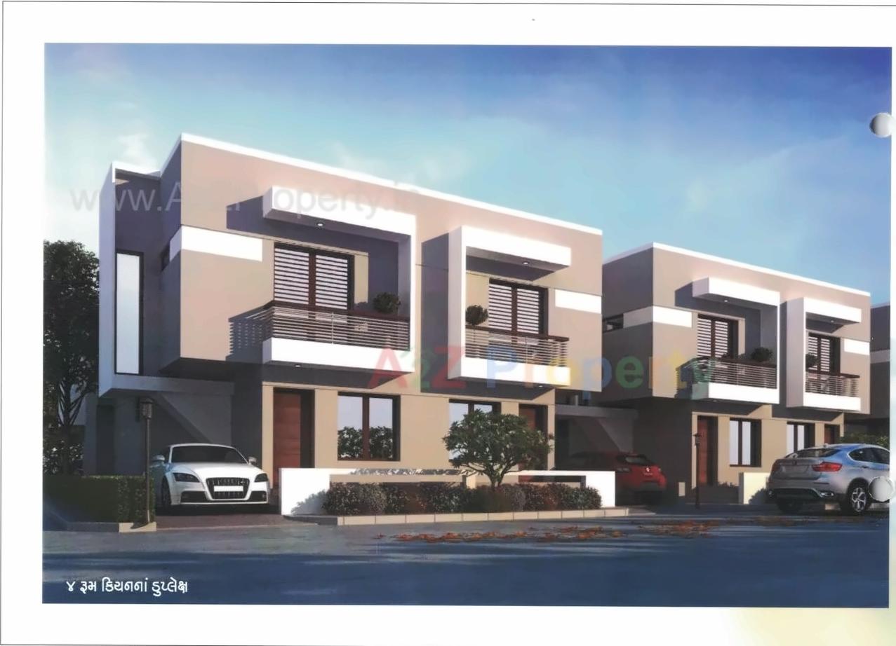 3D Elevation of real estate project Akshar County located at Dabhoi, Vadodara, Gujarat