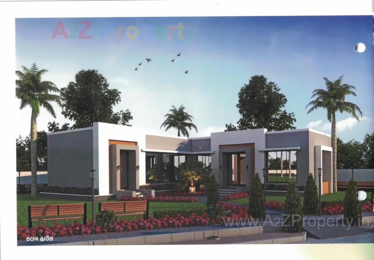 3D Elevation of real estate project Akshar County located at Dabhoi, Vadodara, Gujarat