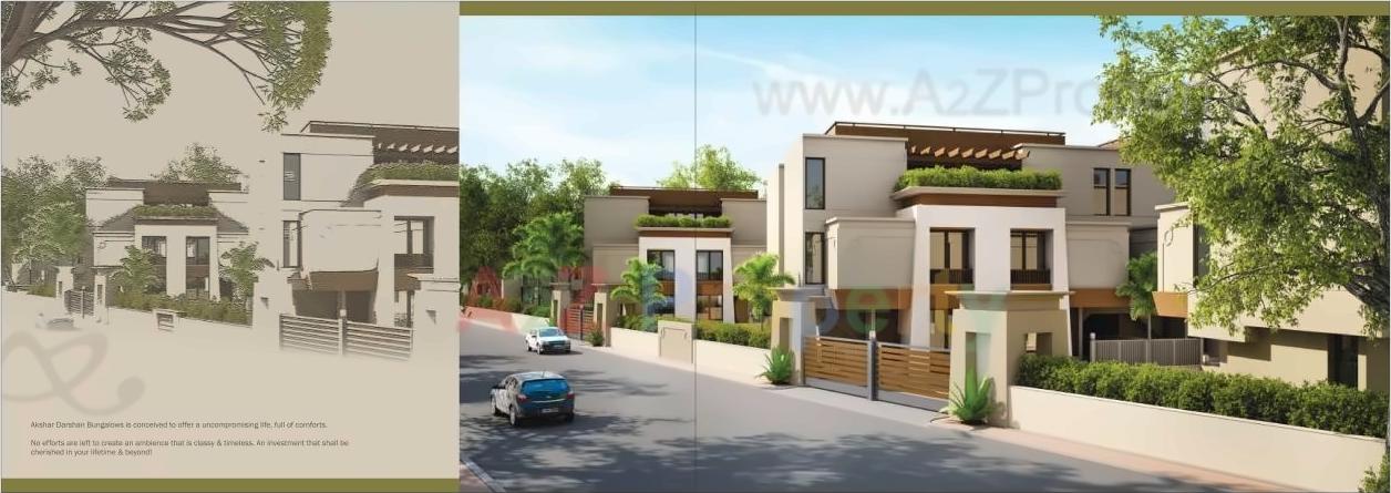 3D Elevation of real estate project Akshar Darshan located at Atladara, Vadodara, Gujarat