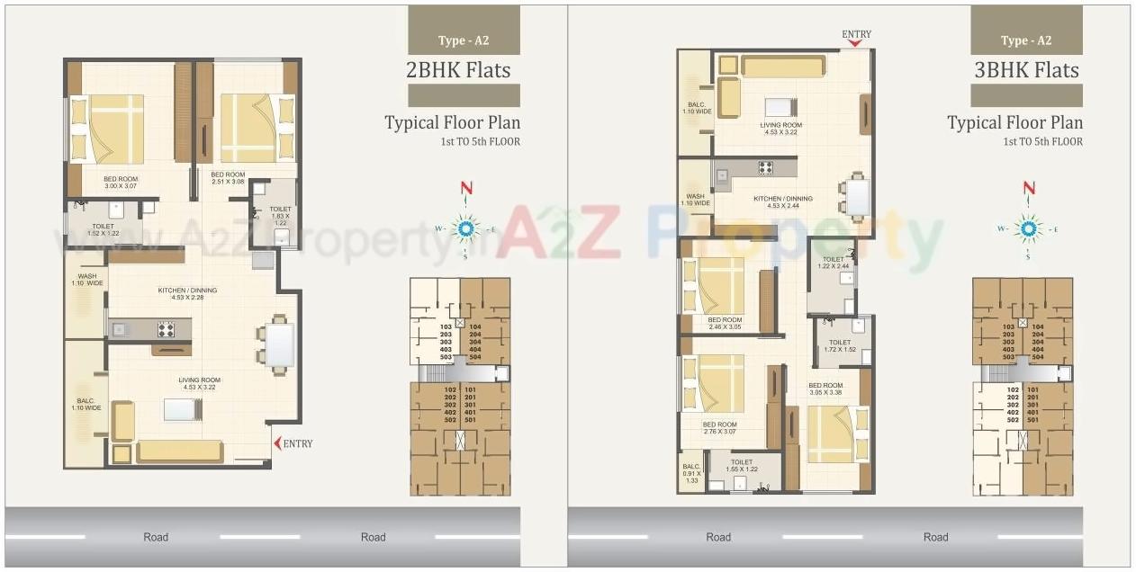 Layout of real estate project Akshar Green located at Vadodara, Vadodara, Gujarat