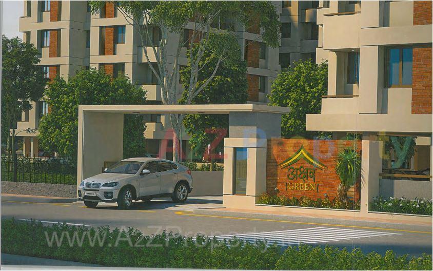 3D Elevation of real estate project Akshar Green located at Atladra, Vadodara, Gujarat