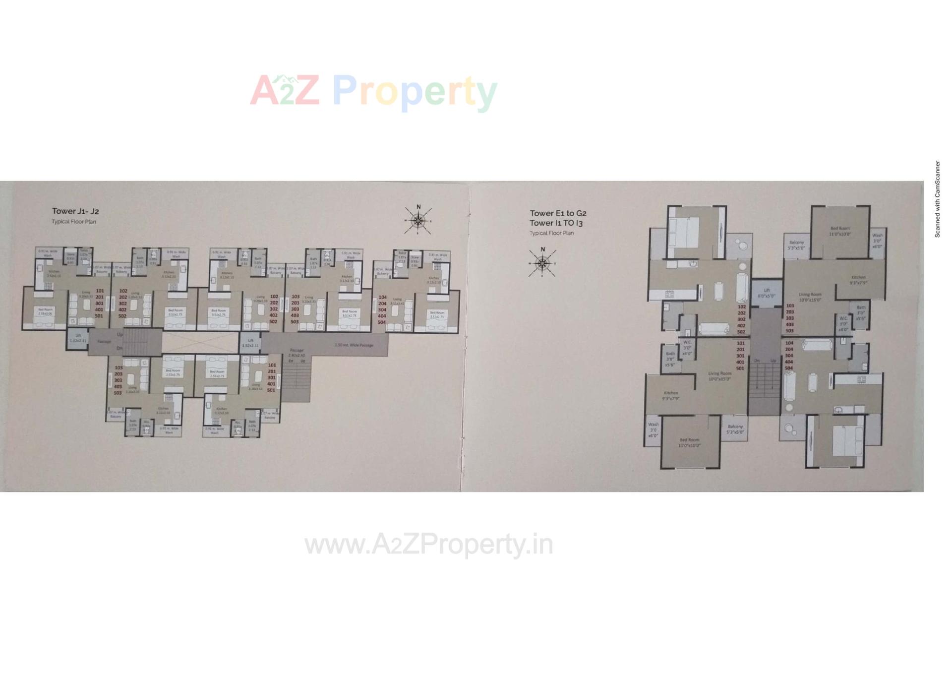 Layout of real estate project Akshar Heights Ii located at Padra, Vadodara, Gujarat