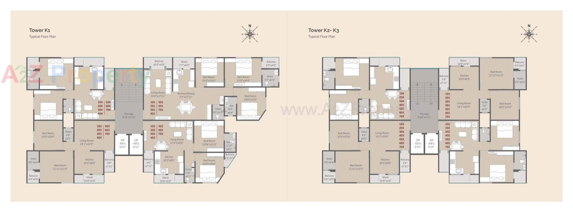 Layout of real estate project Akshar Heights Ii located at Padra, Vadodara, Gujarat