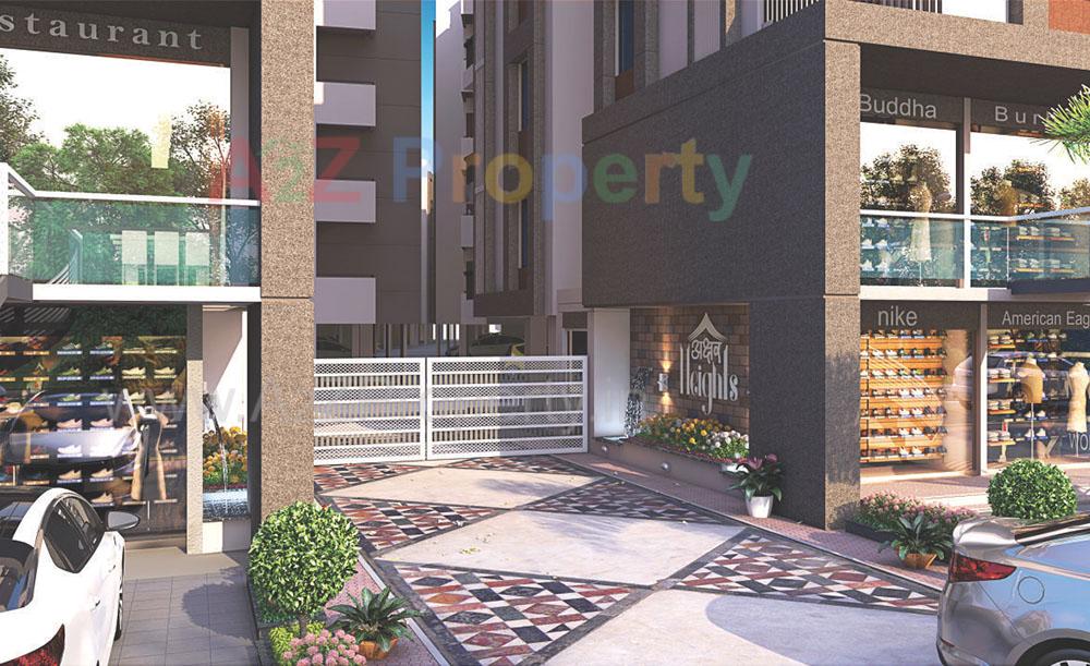 3D Elevation of real estate project Akshar Heights located at Padra, Vadodara, Gujarat