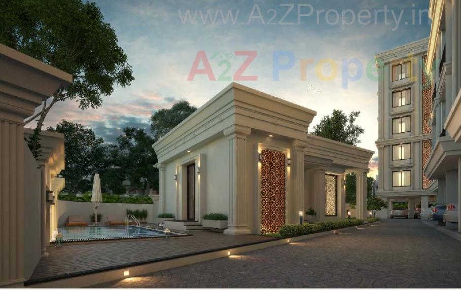 3D Elevation of real estate project Akshar Heritage located at Harni, Vadodara, Gujarat
