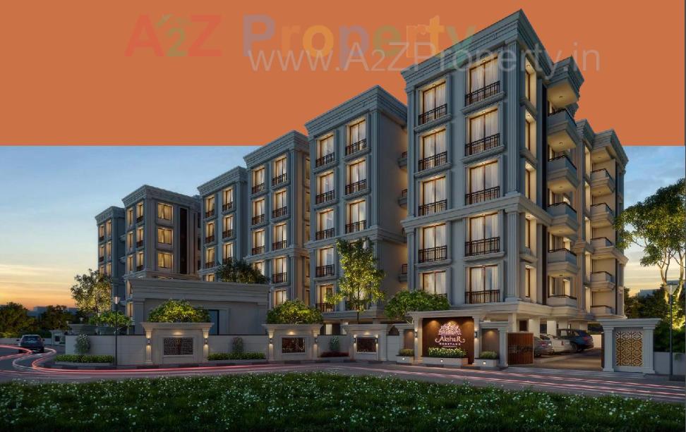 3D Elevation of real estate project Akshar Heritage located at Harni, Vadodara, Gujarat