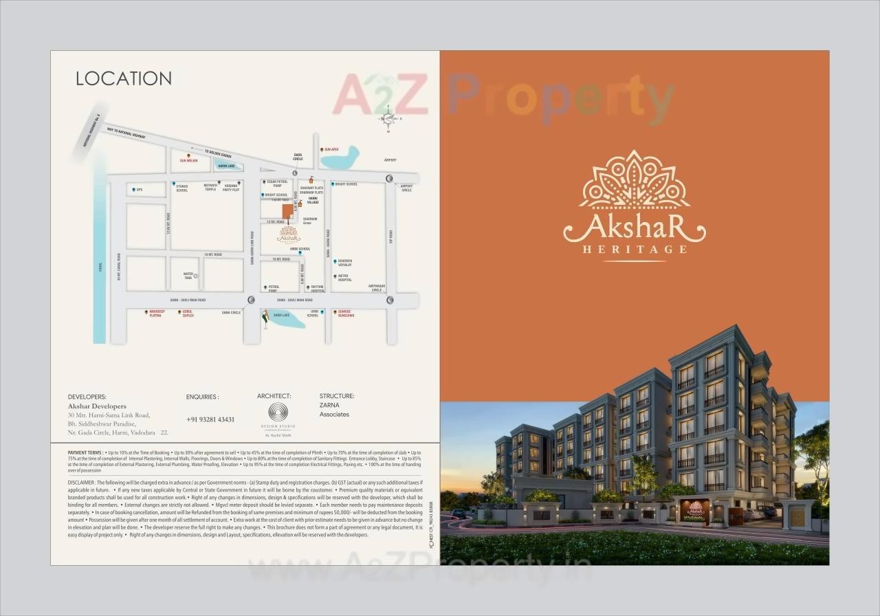  of real estate project Akshar Heritage located at Harni, Vadodara, Gujarat