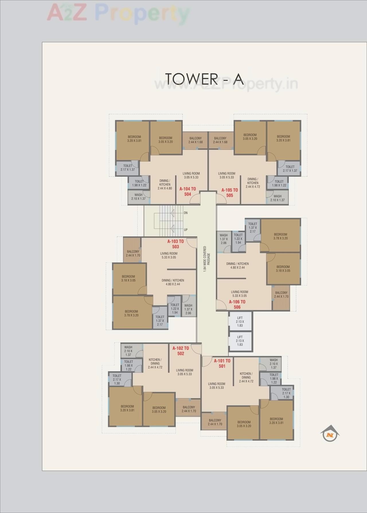 Layout of real estate project Akshar Heritage located at Harni, Vadodara, Gujarat