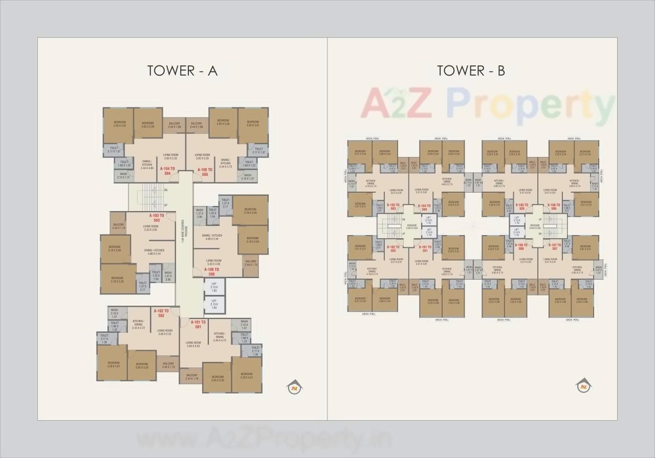 Layout of real estate project Akshar Heritage located at Harni, Vadodara, Gujarat
