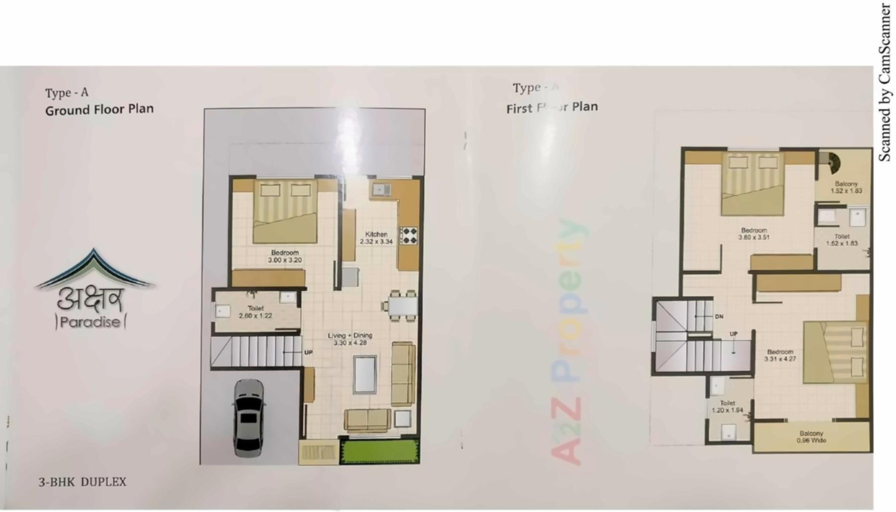 Layout of real estate project Akshar Paradise located at Kalali, Vadodara, Gujarat