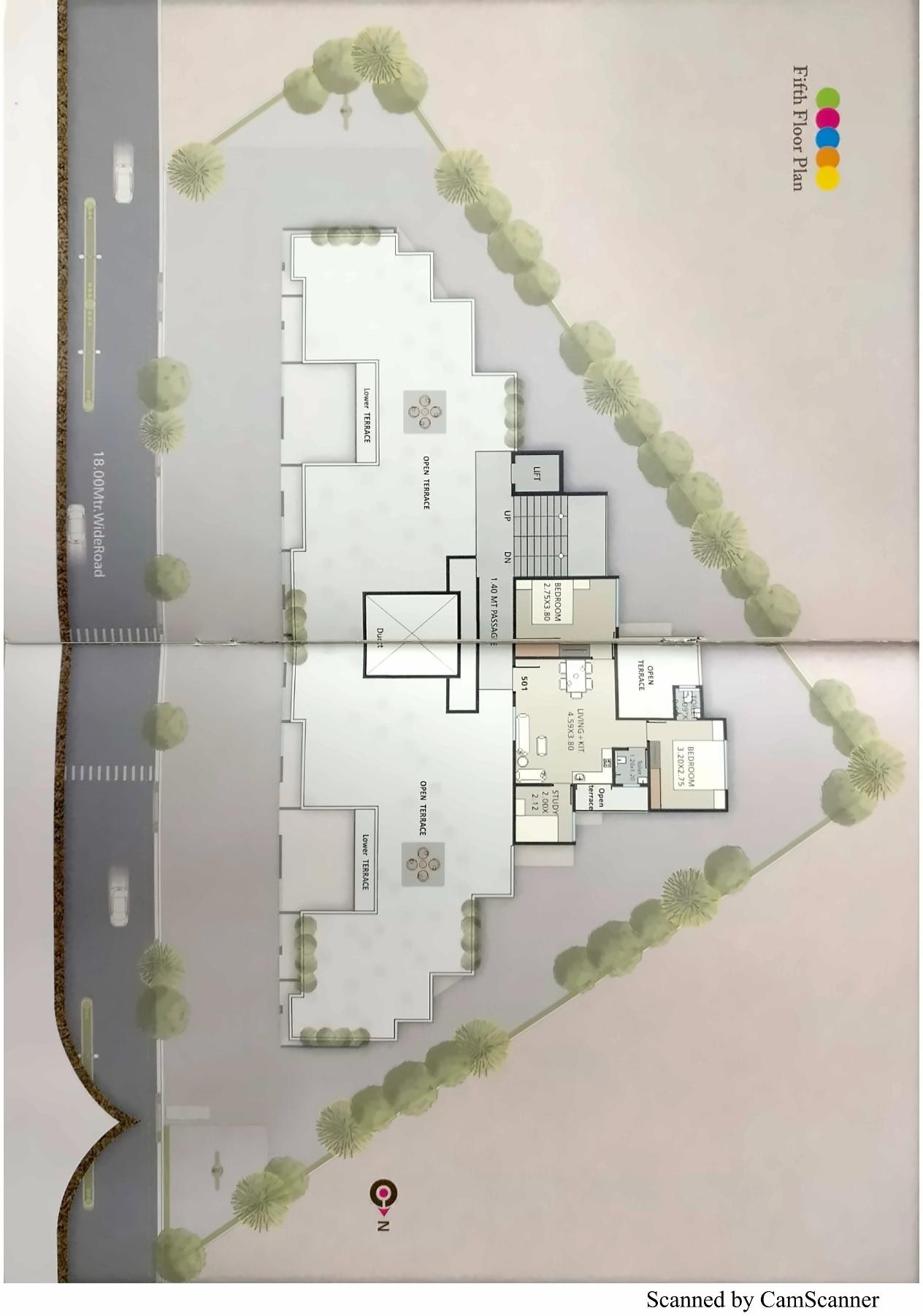 Layout of real estate project Akshar Plaza located at Atladara, Vadodara, Gujarat