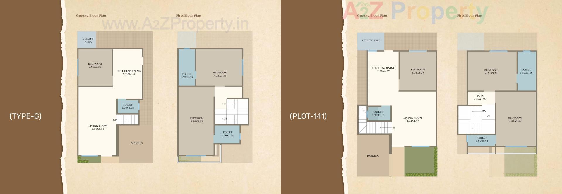 Layout of real estate project Akshar Prime located at Kelanpur, Vadodara, Gujarat