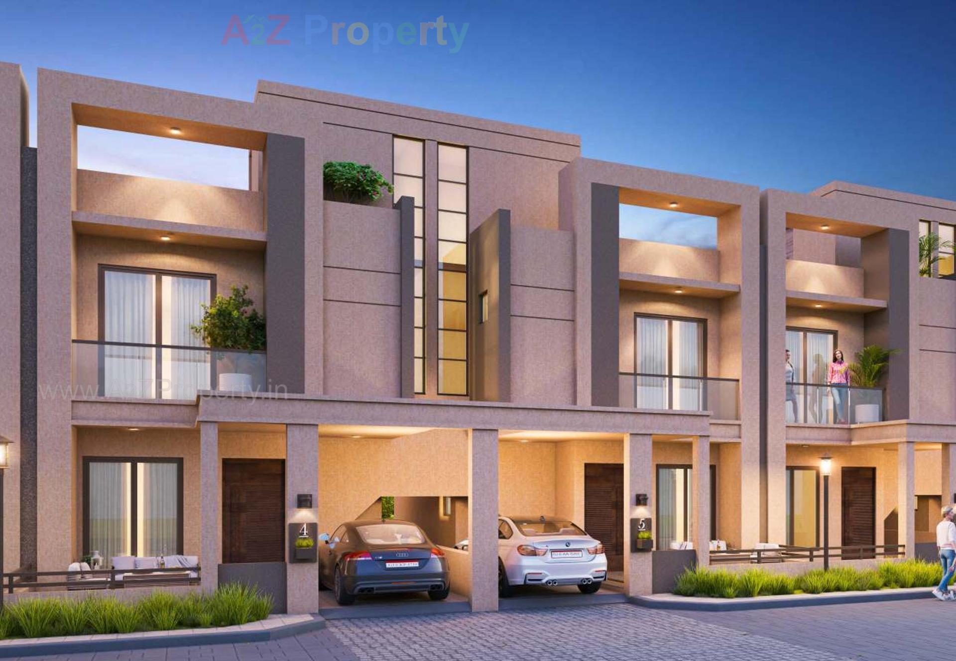 3D Elevation of real estate project Akshar Prime located at Kelanpur, Vadodara, Gujarat